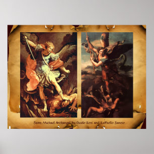 St. MICHAEL ERZENGEL BESIEGT SATAN Poster