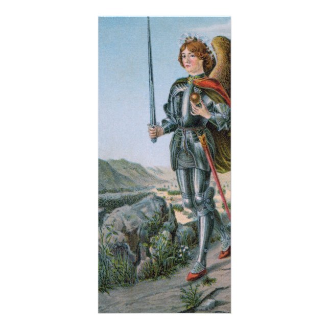 St. Michael, Erzengel (Detail; M 017) Werbekarte (Vorne)
