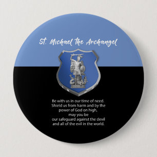 St. Michael Erzengel Gebet Ich denke an Dich Button