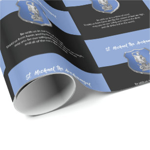 St. Michael Erzengel Gebet Ich denke an Dich Geschenkpapier