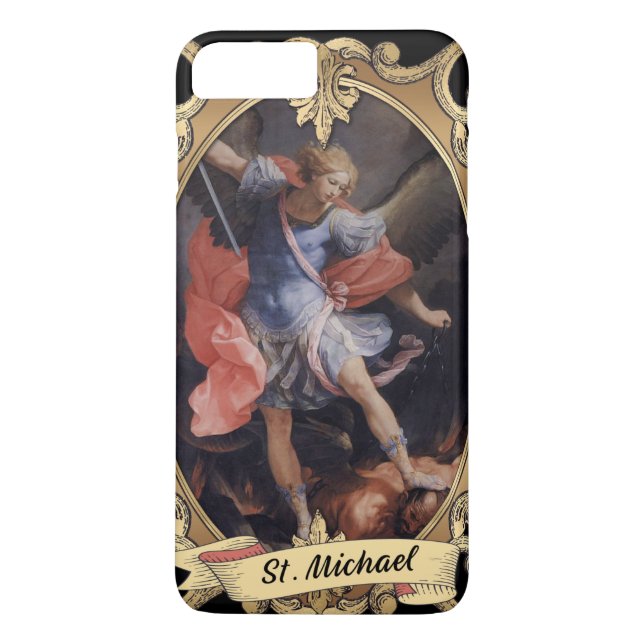 St. Michael, Erzengel Religious Elegant Case-Mate iPhone Hülle (Rückseite)