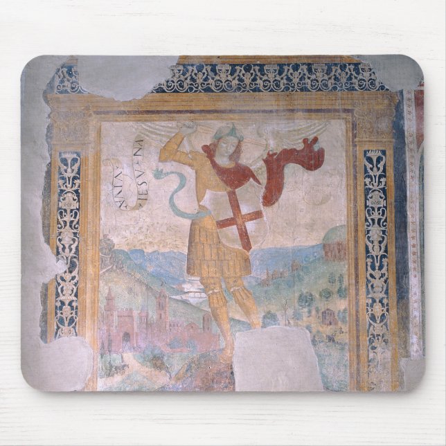 St Michael (Fresko) Mousepad (Vorne)
