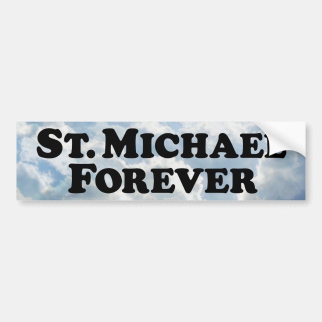 St Michael für immer - grundlegend Autoaufkleber (Vorne)