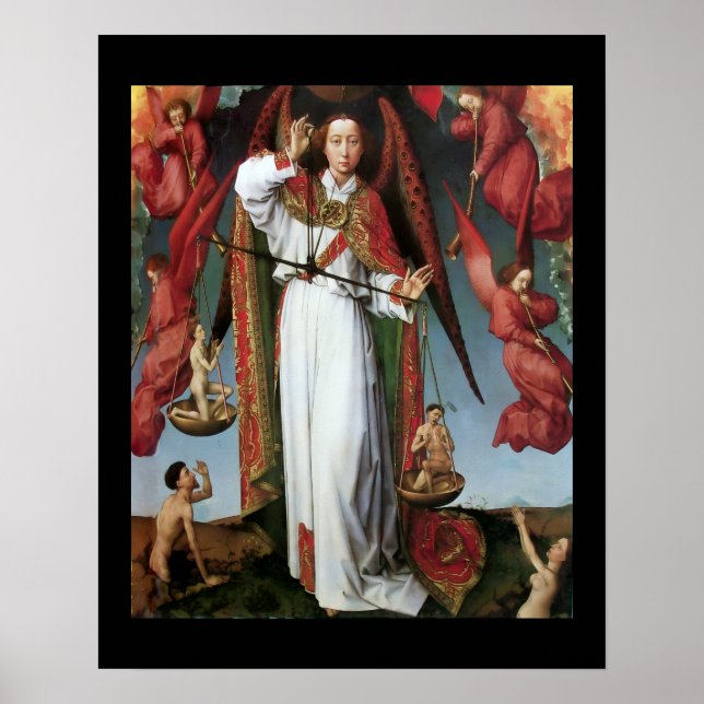 ST. MICHAEL IM LETZTEN URTEIL POSTER (Vorne)