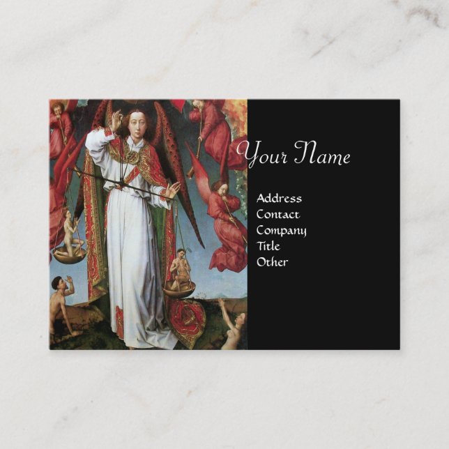 ST. MICHAEL IM LETZTEN URTEIL VISITENKARTE (Vorderseite)