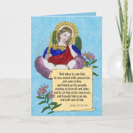 St. Michael (M 09) EMS/EMT Blank Greeting Card Karte