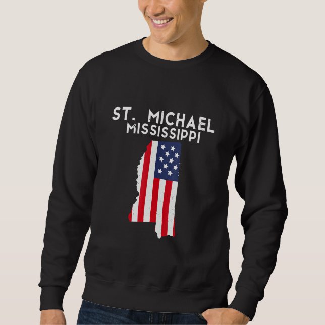 St Michael Minnesota USA State America Travel Minn Sweatshirt (Vorderseite)