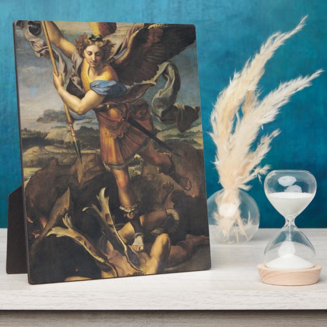 St. Michael Overwhelming the Demon, 1518 Fotoplatte (Seite)