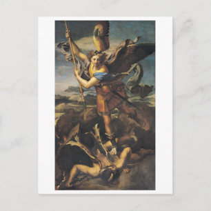St. Michael Overwhelming the Demon, 1518 Postkarte