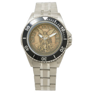 St MICHAEL PATRON SAINT WATCH Armbanduhr