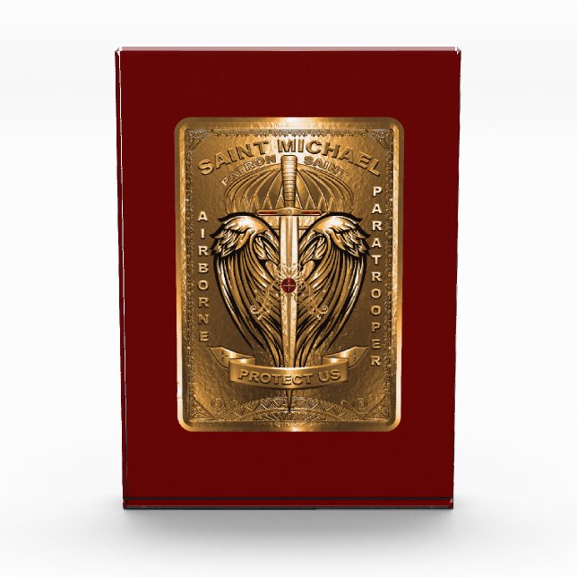 St. Michael Patron St. Paratroopers  Fotoblock (Vorderseite)