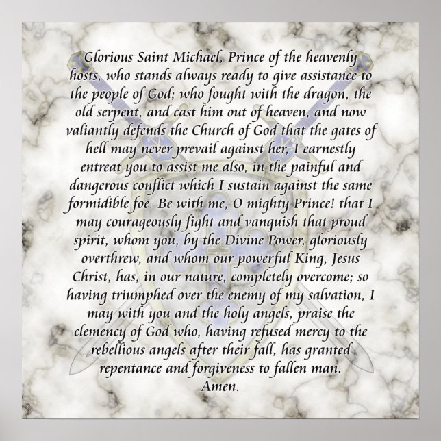 St. Michael - Schwerter und Schild (Vorne)