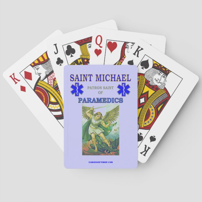 ST MICHAEL SPIELKARTEN (Rückseite)