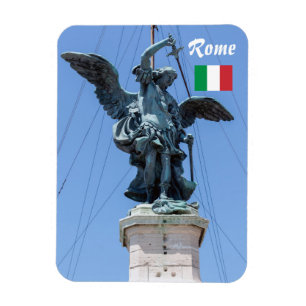 St. Michael Statue - Castel Sant'Angelo top, Rom Magnet