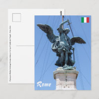 St. Michael statue - Castel Sant'Angelo top, Rom