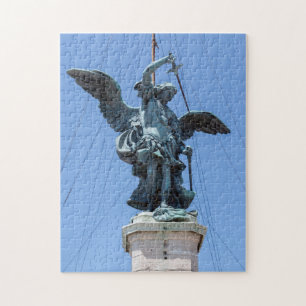 St. Michael statue - Castel Sant'Angelo top, Rom Puzzle