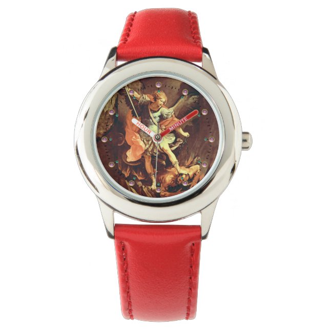 St. Michael the Archangel Armbanduhr (Vorderseite)