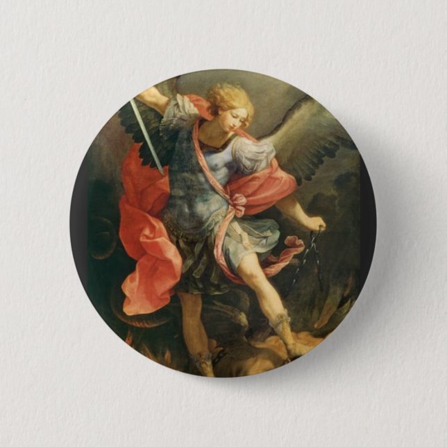 St. Michael the Archangel Button (Vorderseite)