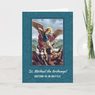 St. Michael the Archangel Defend us in Battle Karte