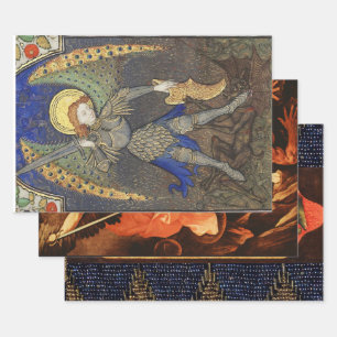 St. Michael the Archangel Geschenkpapier Set