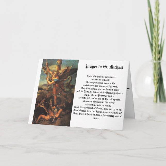 St. Michael the Archangel Karte (Vorderseite)