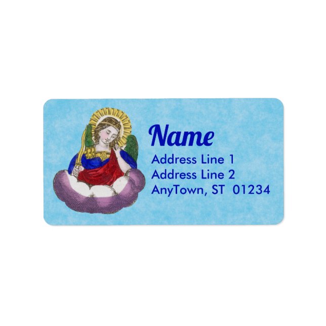 St. Michael the Archangel (M 009) Adressaufkleber (Vorne)