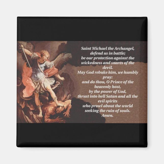 St Michael the Archangel Magnet (Vorne)