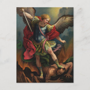St. Michael the Archangel Postcard Postkarte