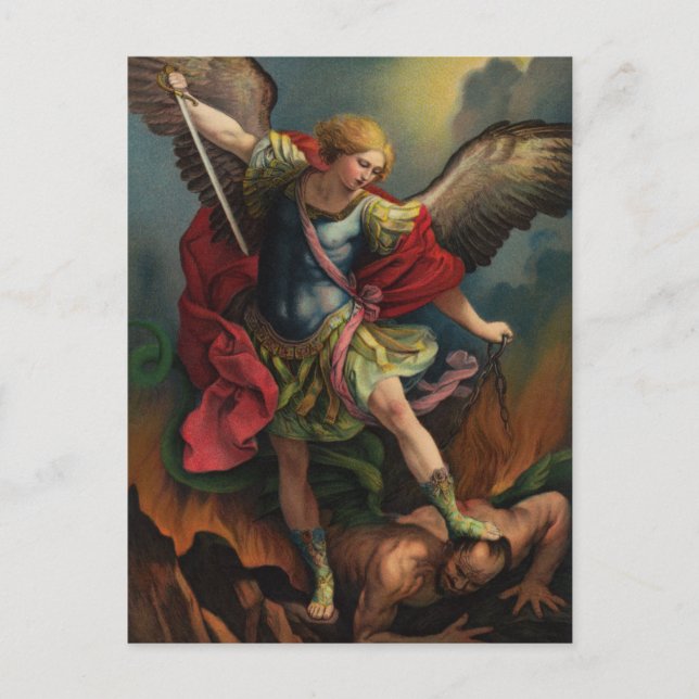 St. Michael the Archangel Praetkarte Postkarte (Vorderseite)