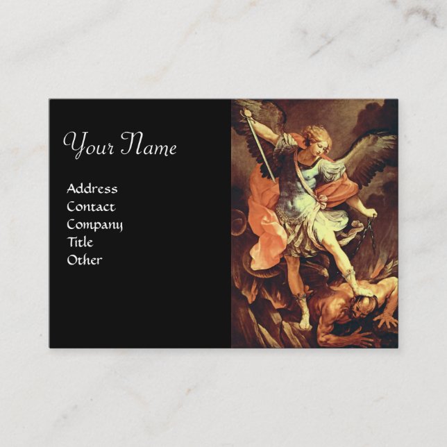 St. Michael the Archangel Visitenkarte (Vorderseite)