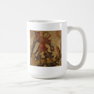 St Michael und der Drache Kaffeetasse