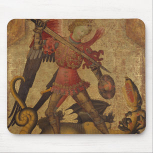 St Michael und der Drache Mousepad