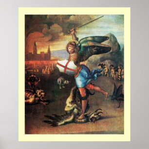 St. MICHAEL UND DER DRACHE Poster