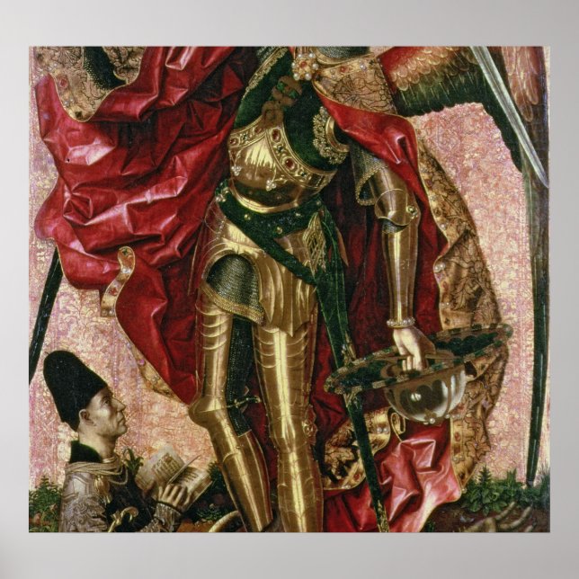 St. Michael und der Drache Poster (Vorne)