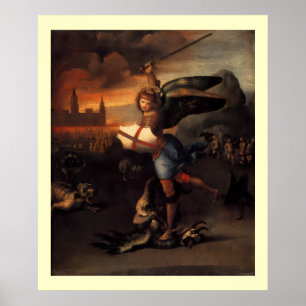 St. MICHAEL UND DER DRACHE Poster