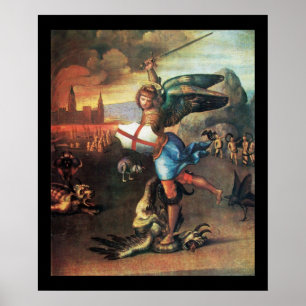 St. MICHAEL UND DER DRACHE Poster