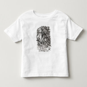 St Michael und der Drache, von einem Latein Kleinkind T-shirt