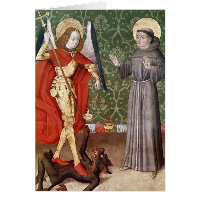 St Michael und St Francis von Assisi, c.1480 (Vorne)