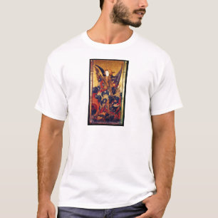 St. Michael Vanquishing Devil as Mittelalterlicher T-Shirt