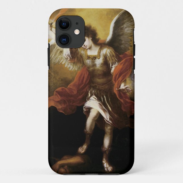 St Michael von Murillo Case-Mate iPhone Hülle (Rückseite)