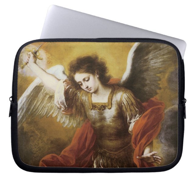 St Michael von Murillo Laptopschutzhülle (Vorderseite)