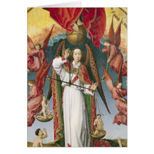 St Michael, welches die Soule wiegt