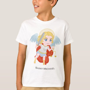 St- Michaelerzengel-niedlicher Katholischer T-Shirt