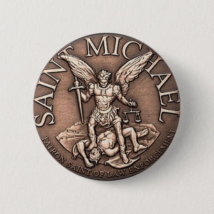 St- Michaelknopf Button