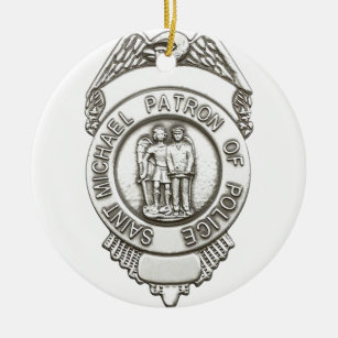 St- Michaelpatrouillen-Heiliges der Polizei Keramik Ornament