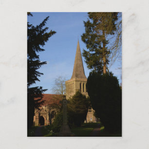 St Michaels Church Stoke Prior Postkarte