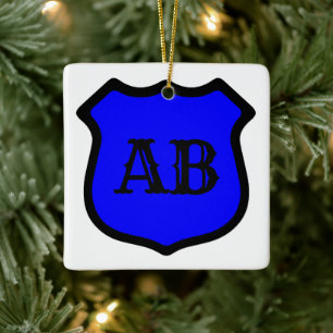 St. Michael's Shield (Stil 1) Square Keramikornament