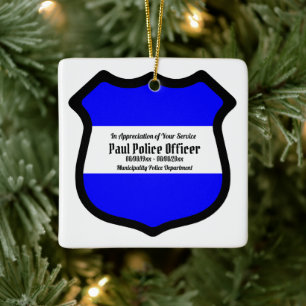 St. Michael's Shield (Stil 2) Square Keramikornament