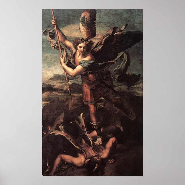 St. Micheal und das Teufelspuler Poster (Vorne)