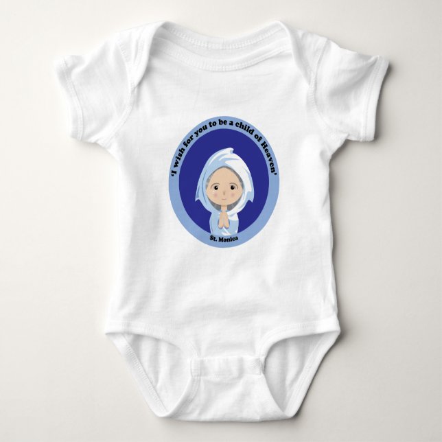 St. Monica Baby Strampler (Vorderseite)